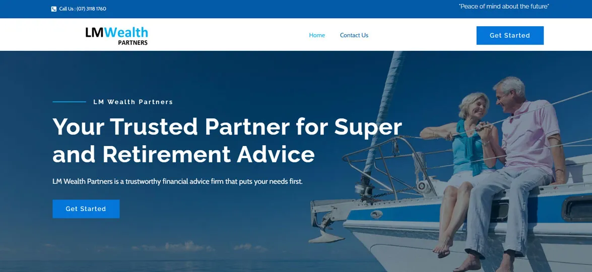 LM Wealth Partners website design