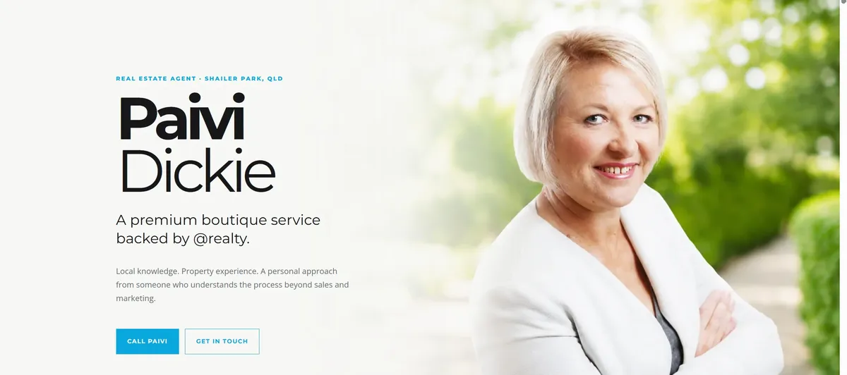 Paivi Dickie Realty website design